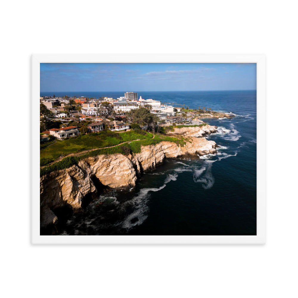 Coast Walk Trail Framed poster