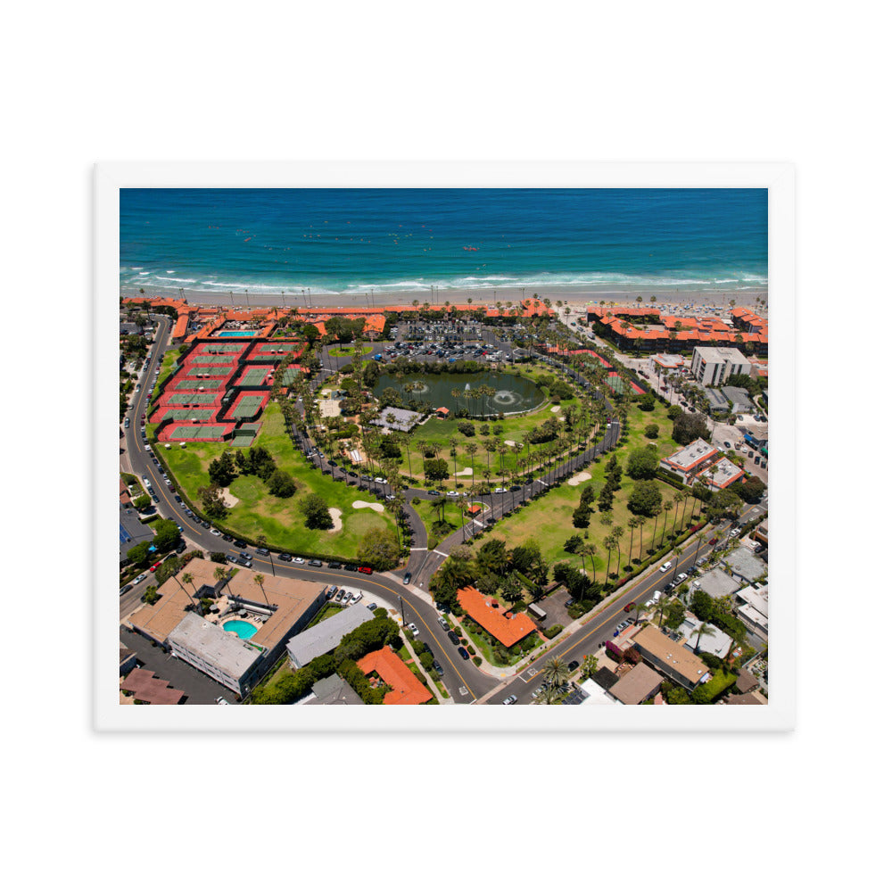 Beach & Tennis Club Framed poster