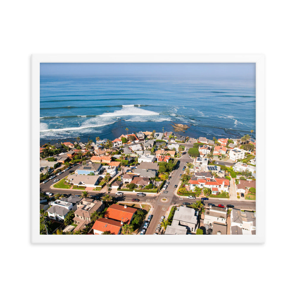 Birdrock Is Breaking Framed poster