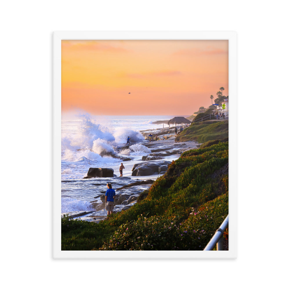 Watch Out For Waves Framed poster