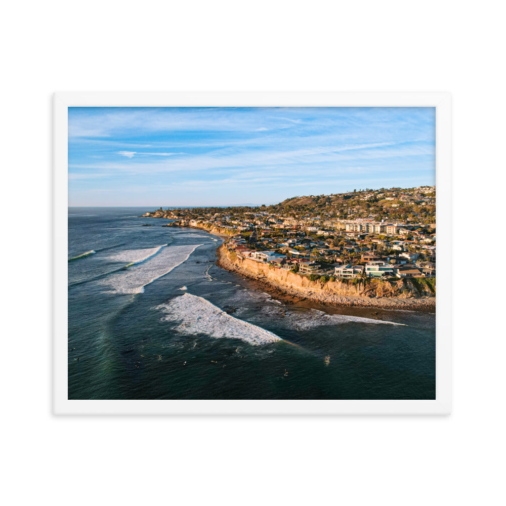 PB Point Framed poster