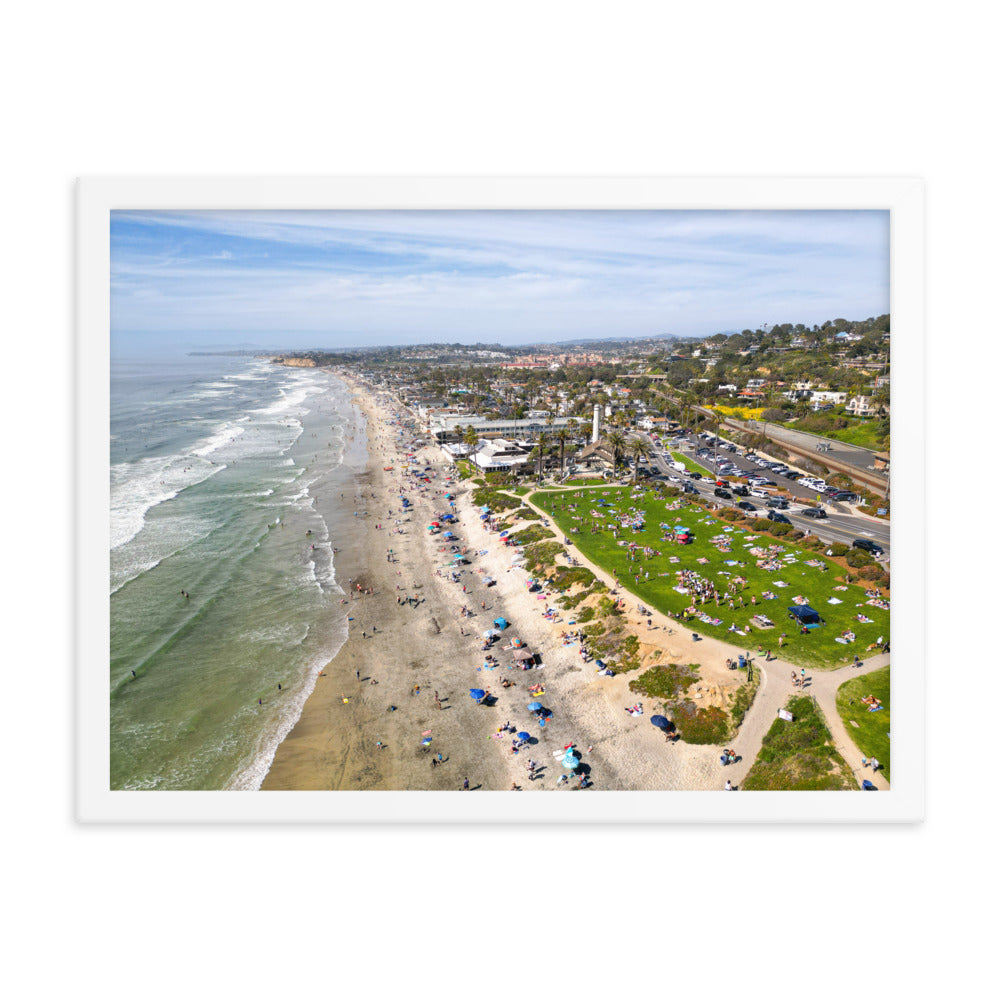 Del Mar Framed poster