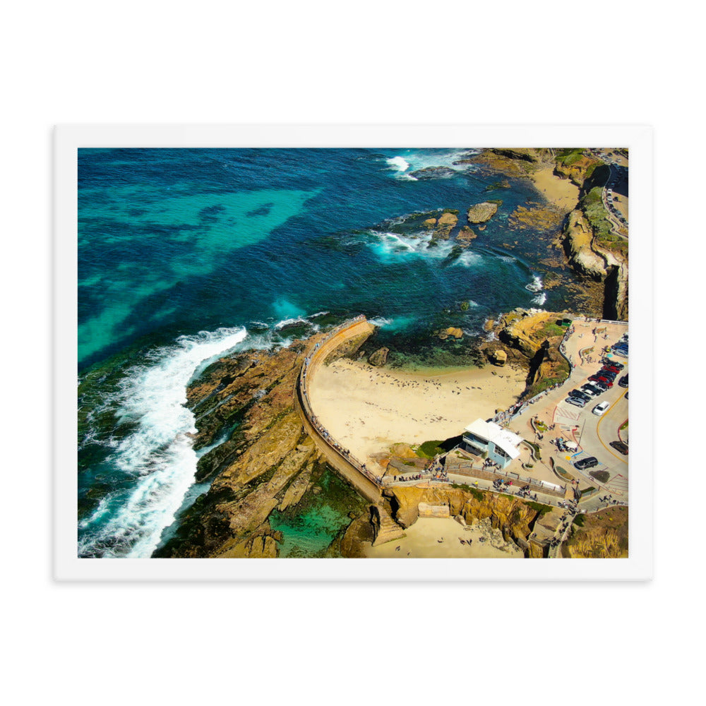 Kids Pool Framed poster