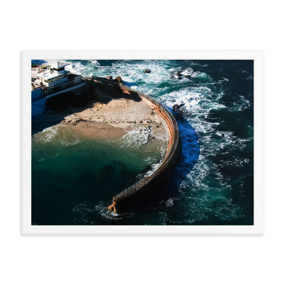 Childrens Pool Framed poster