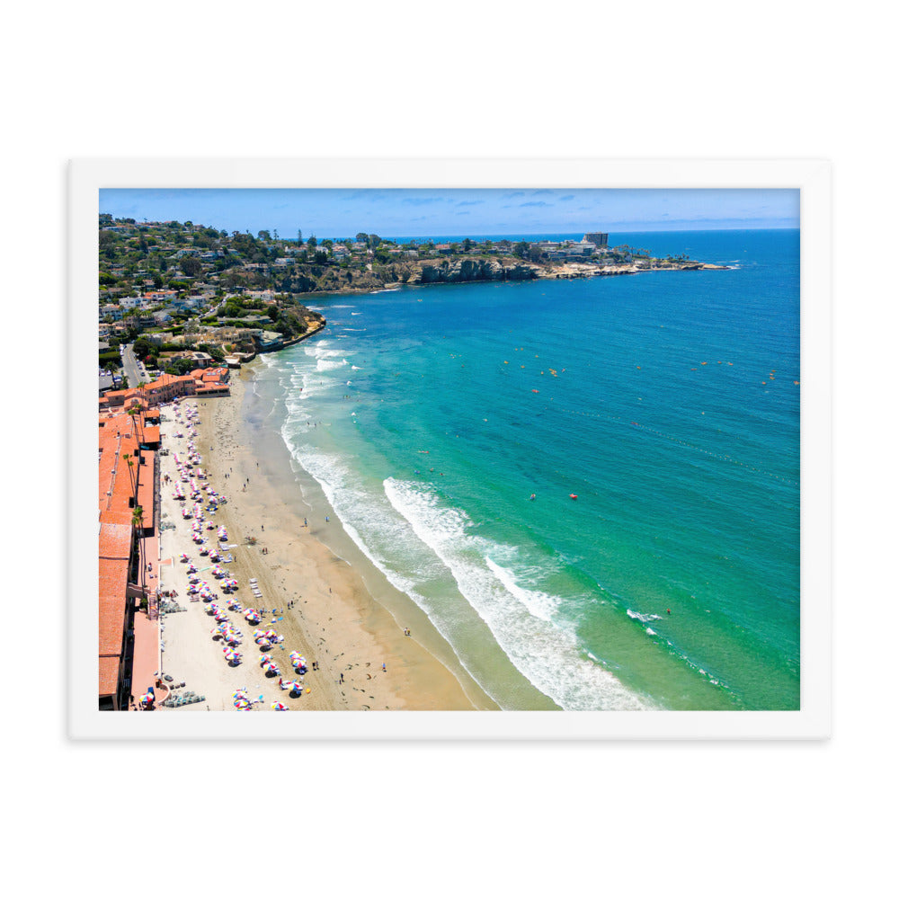 Beach Club Summer Framed poster