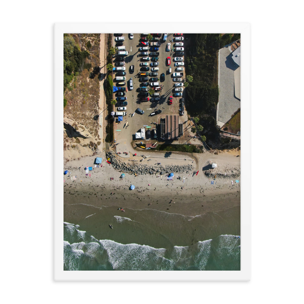 Tourmaline Surf Park Framed poster