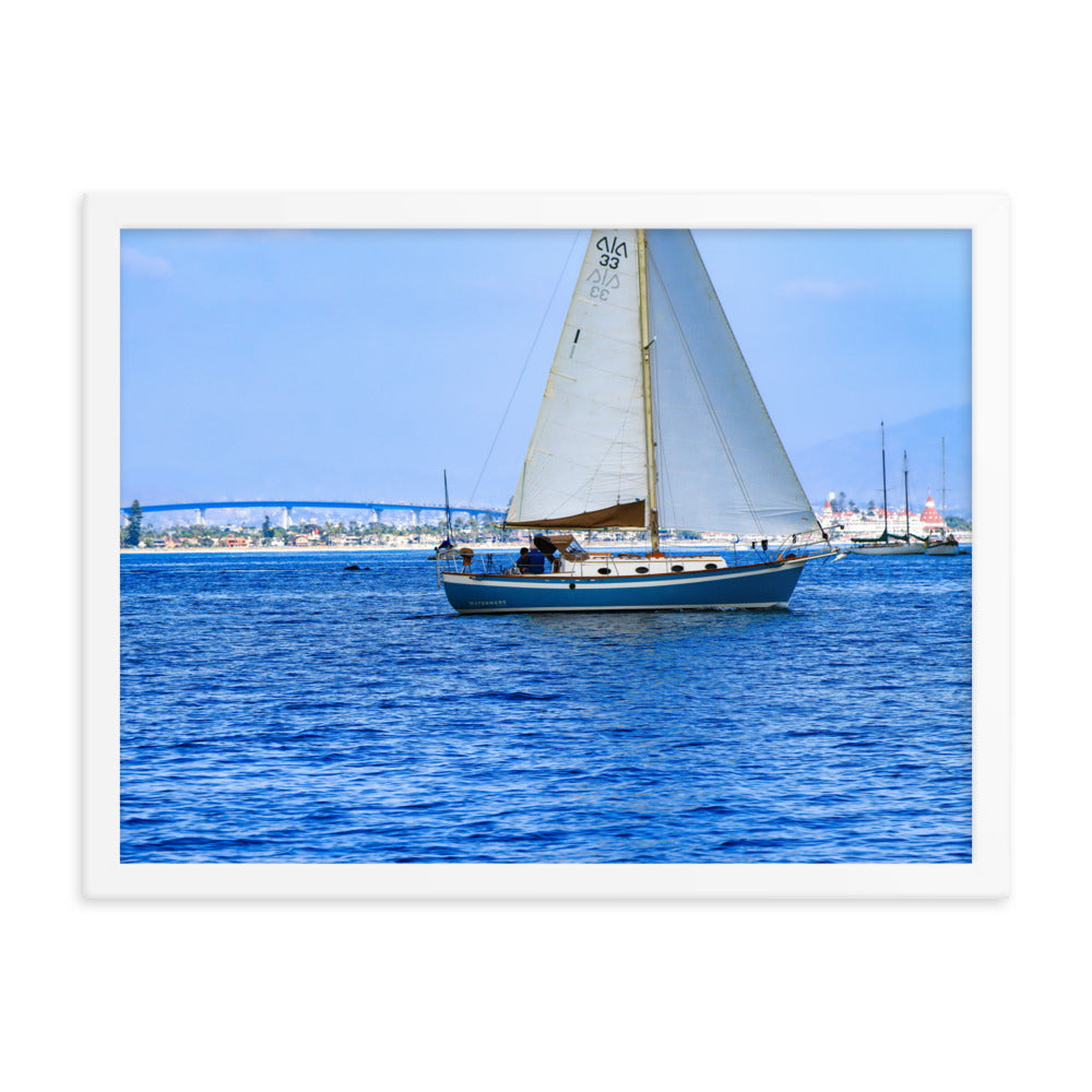 Coronado Saling Framed poster