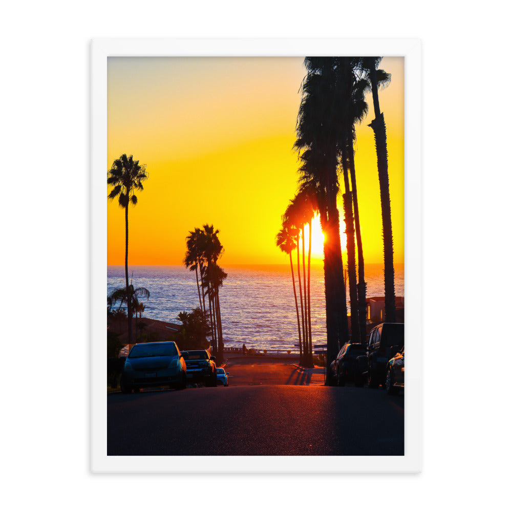 Palomar Ave Framed poster