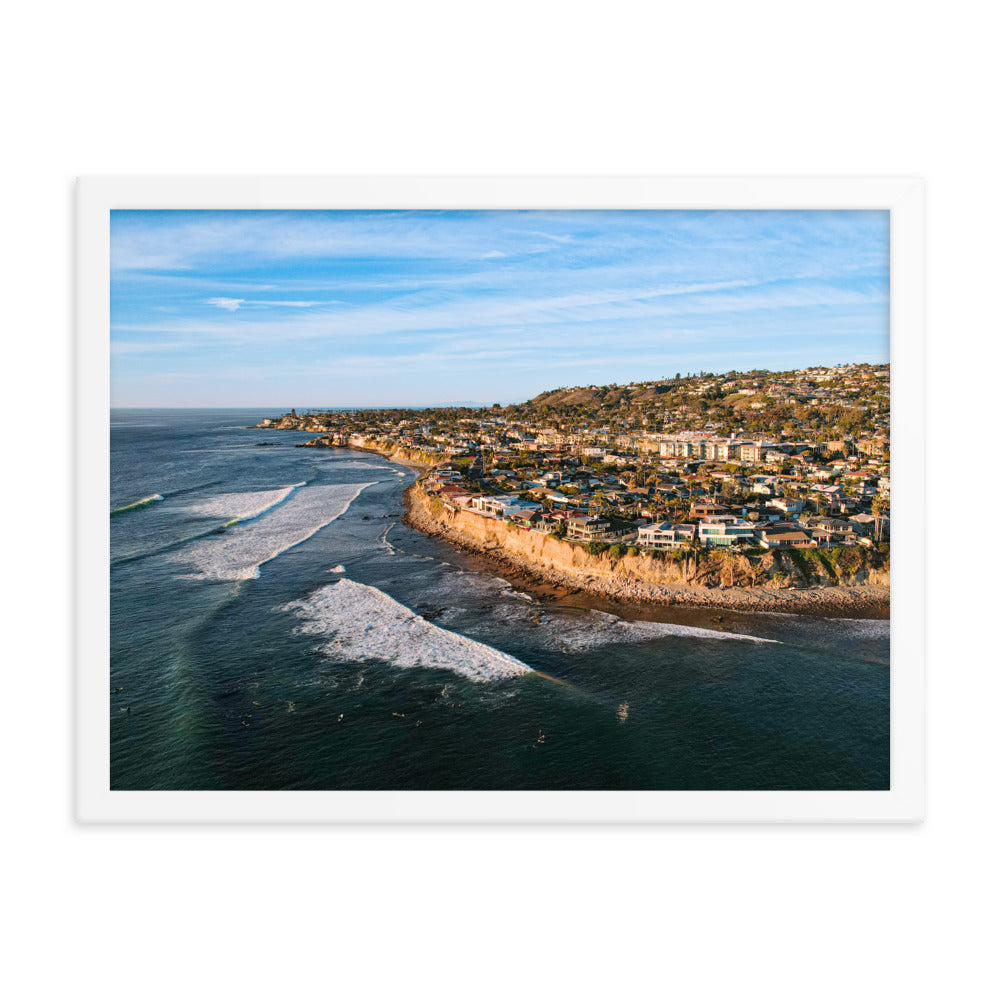 PB Point Framed poster