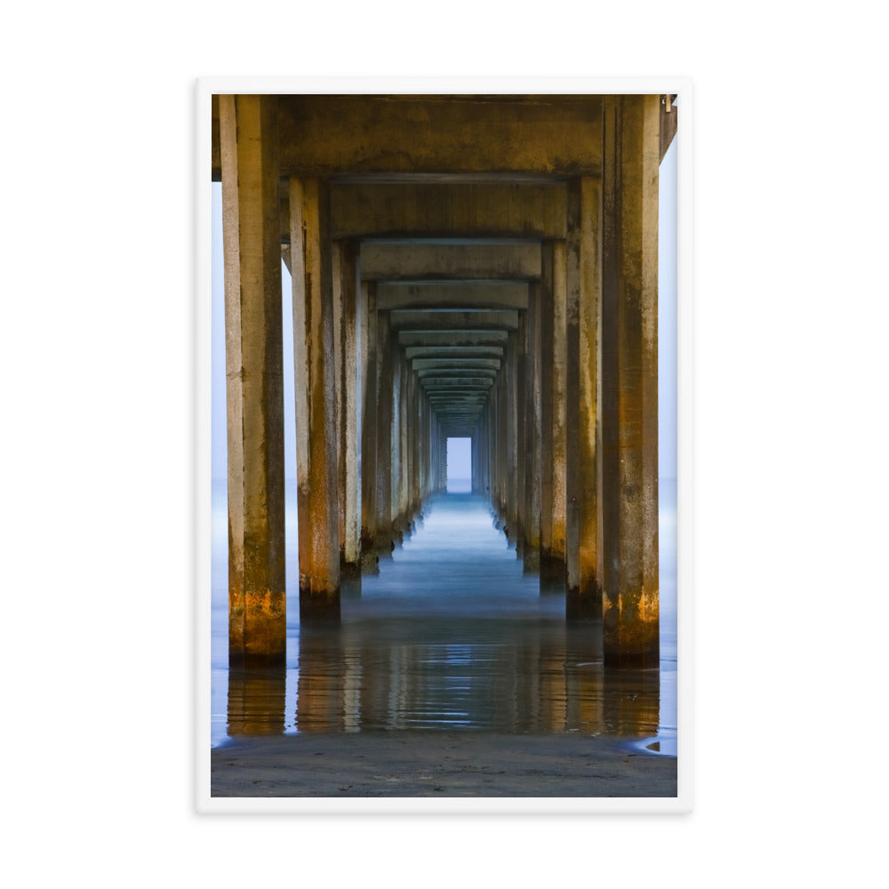 Under The Pier Framed poster