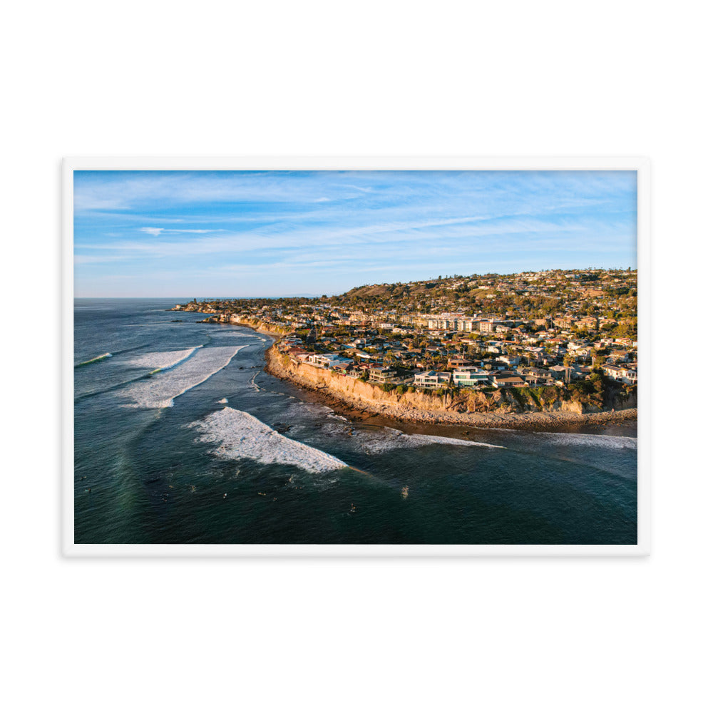 PB Point Framed poster