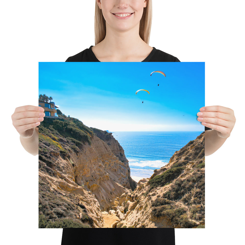 Ho Chi Minh Trail & Paragliders Poster