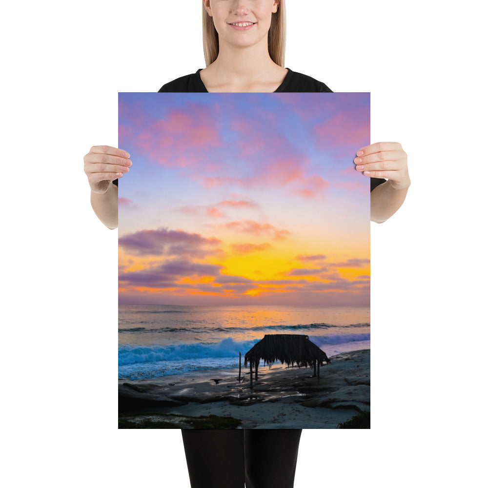 Windansea Sunset Poster