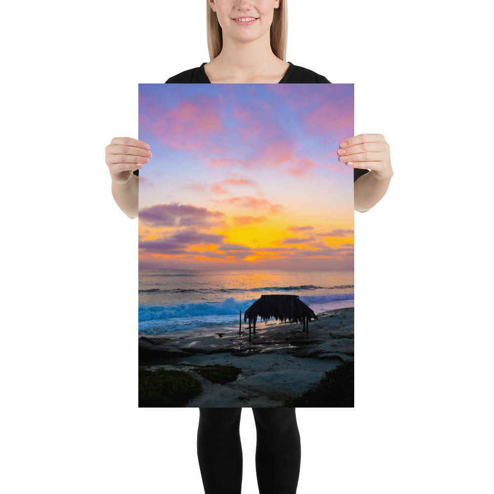 Windansea Sunset Poster