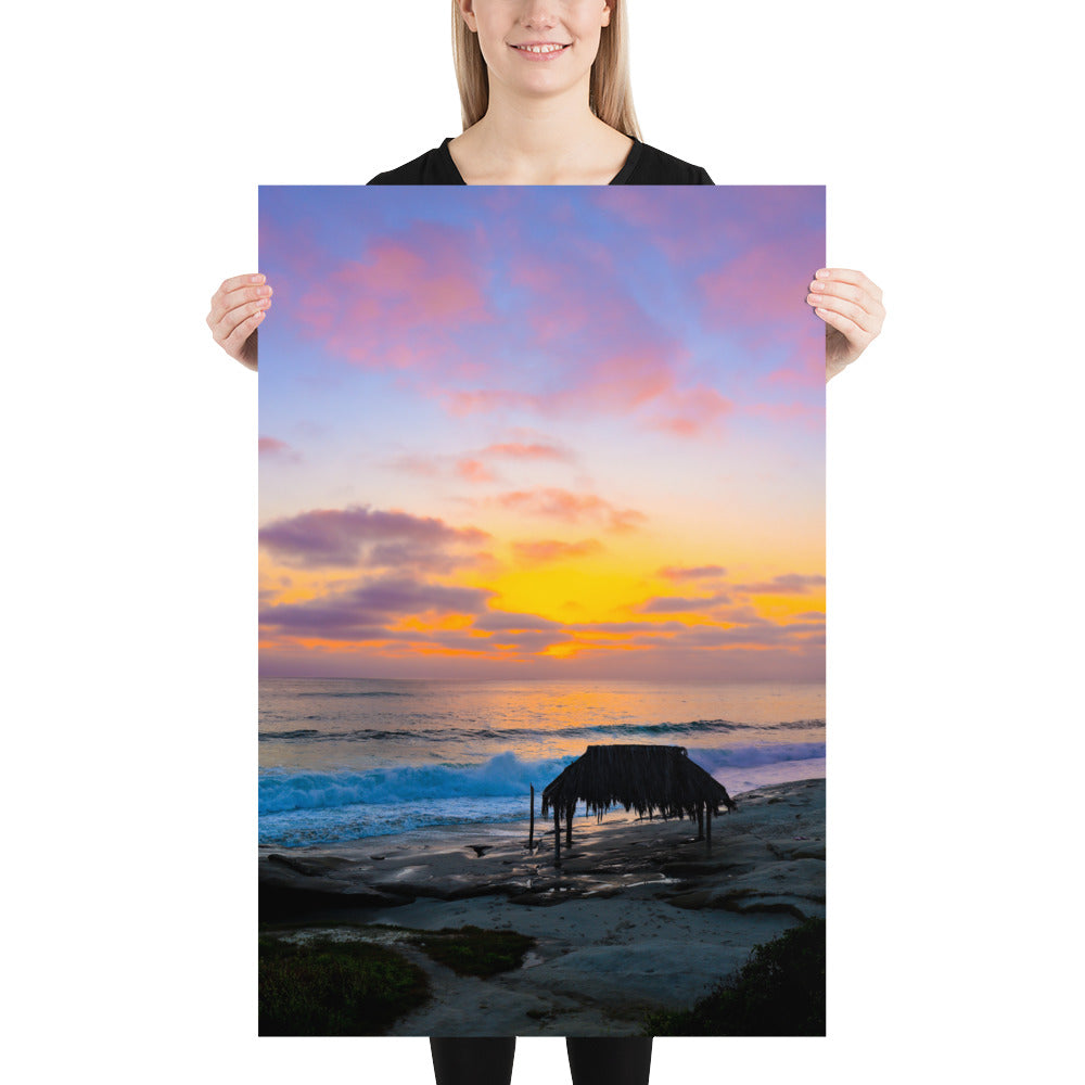 Windansea Sunset Poster