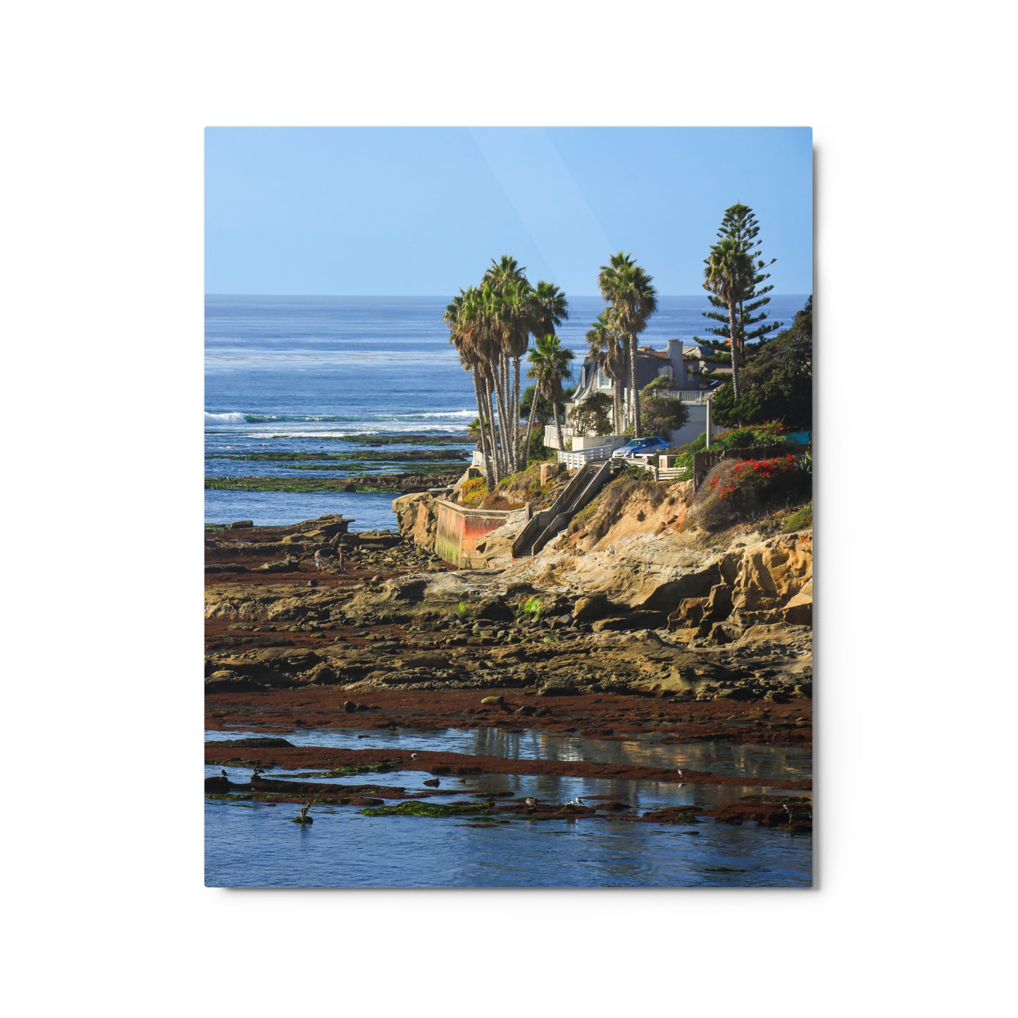 Birdrock Stairs Metal prints