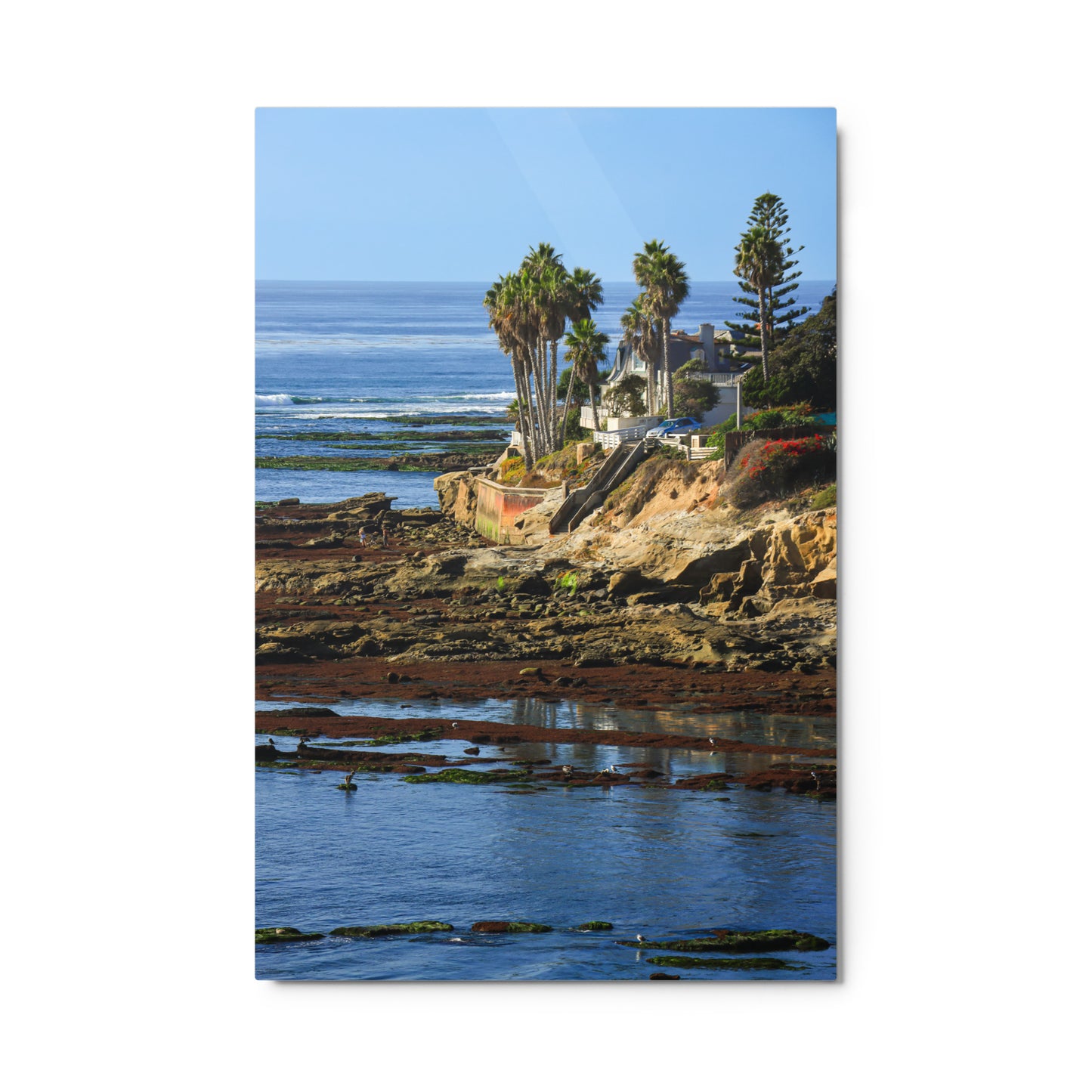 Birdrock Stairs Metal prints