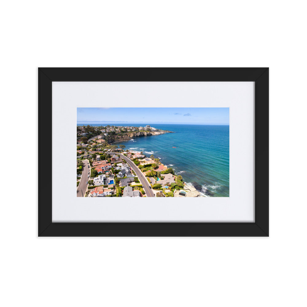 La Jolla Matte Paper Framed Poster With Mat
