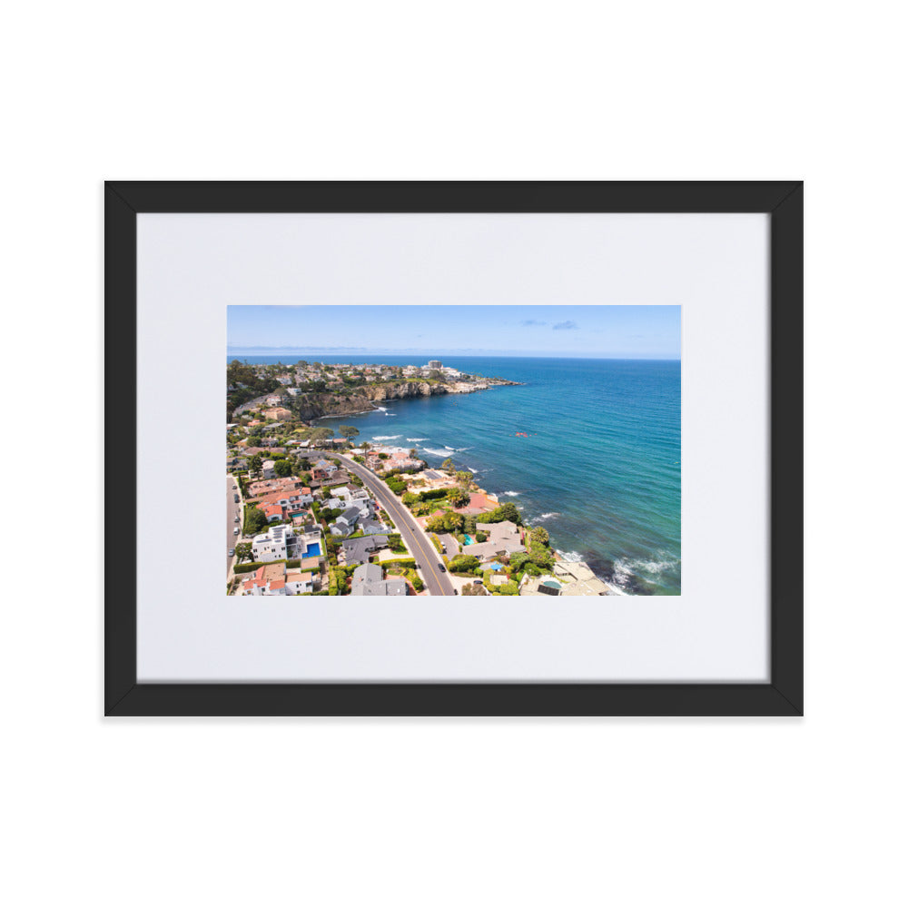 La Jolla Matte Paper Framed Poster With Mat