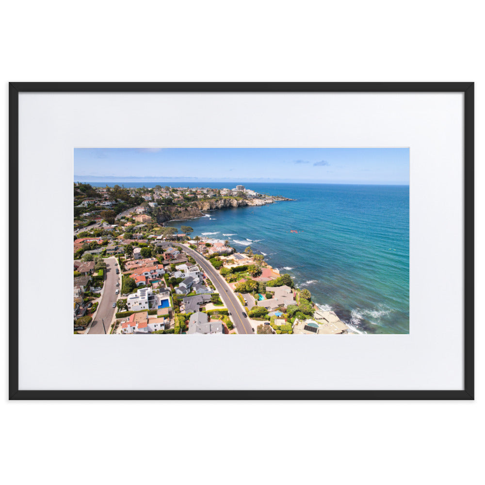 La Jolla Matte Paper Framed Poster With Mat