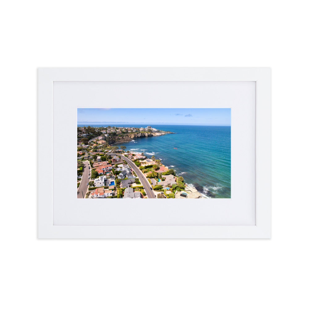 La Jolla Matte Paper Framed Poster With Mat