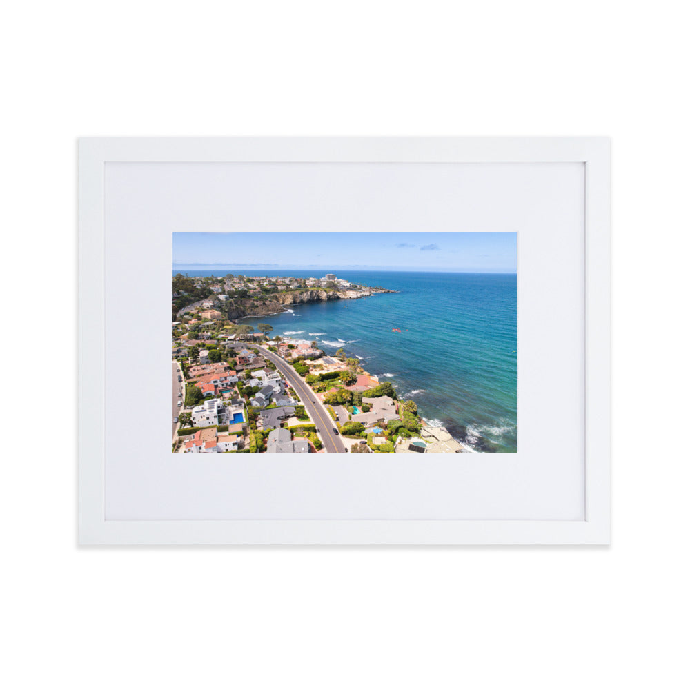 La Jolla Matte Paper Framed Poster With Mat