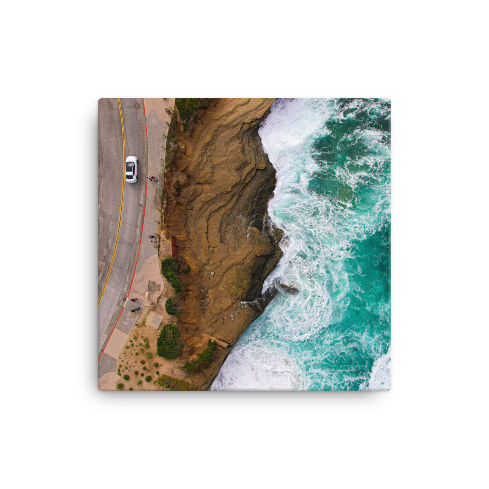 Earth Meets water Canvas