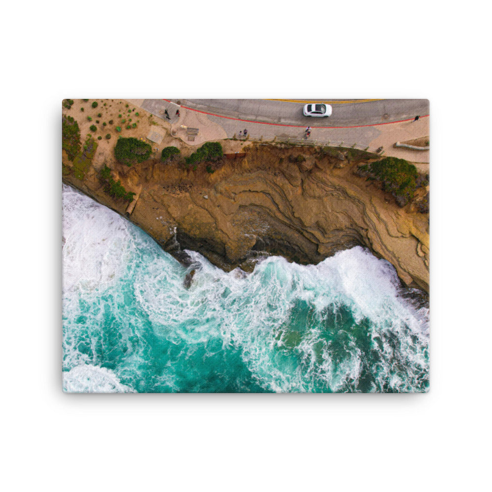 Earth Meets water Canvas