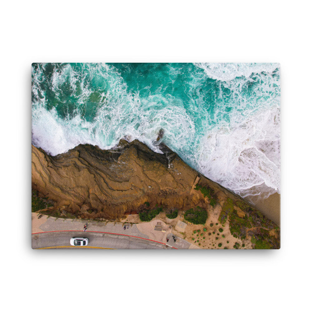 Earth Meets water Canvas