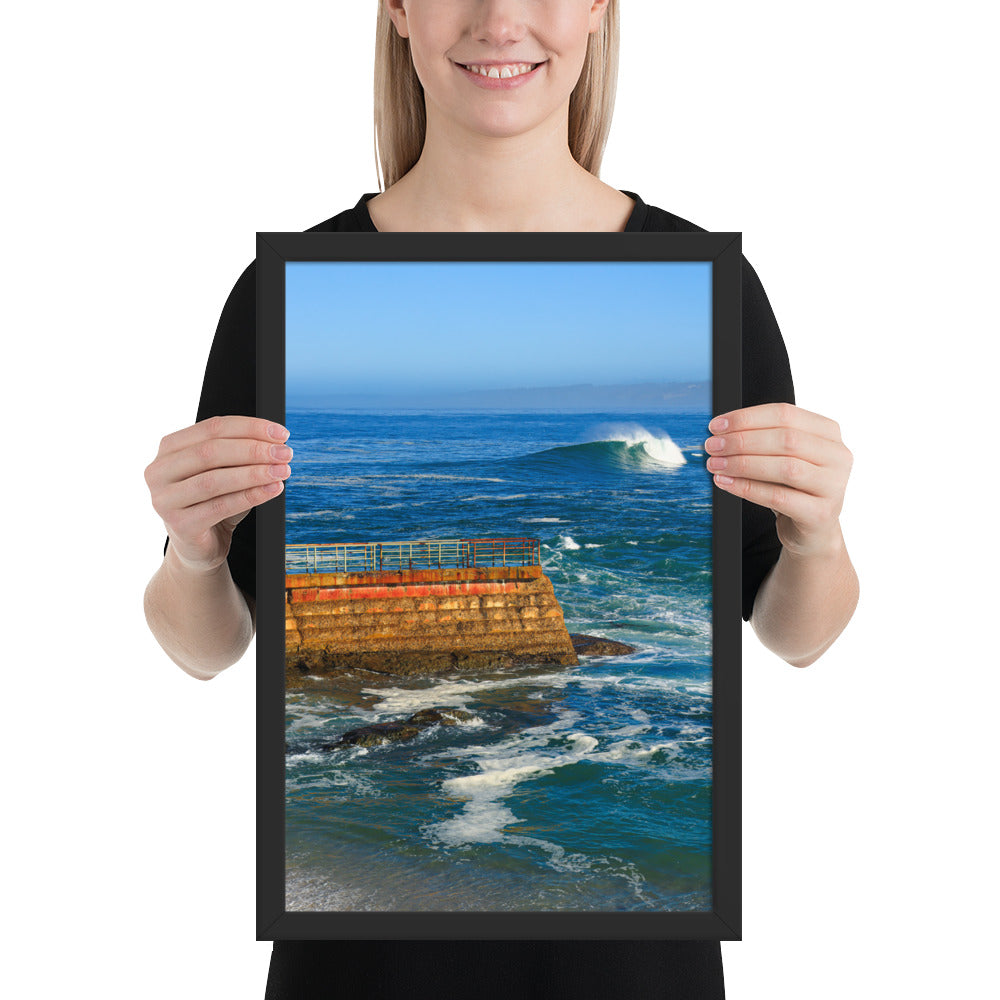 Wave Pool Framed poster