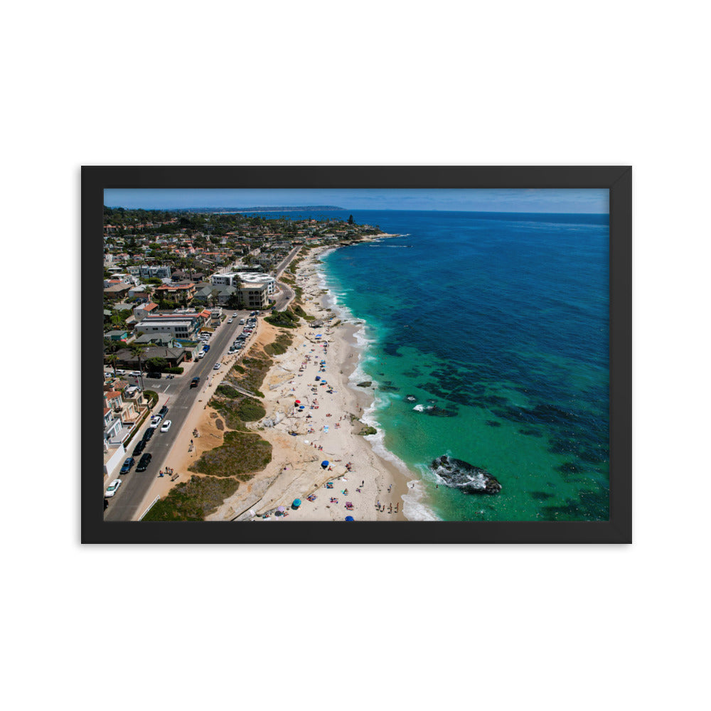 Summer at Windansea Framed poster