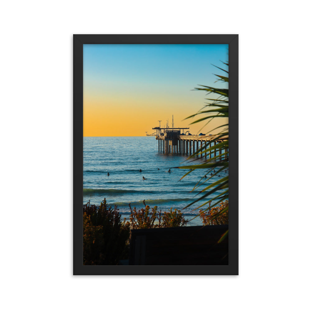 Scripps at Sunset Framed poster