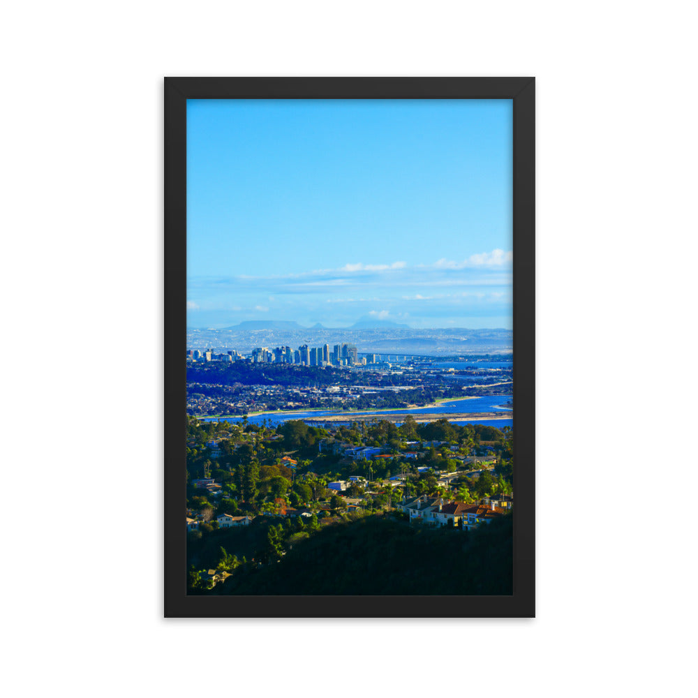 San Diego Framed poster