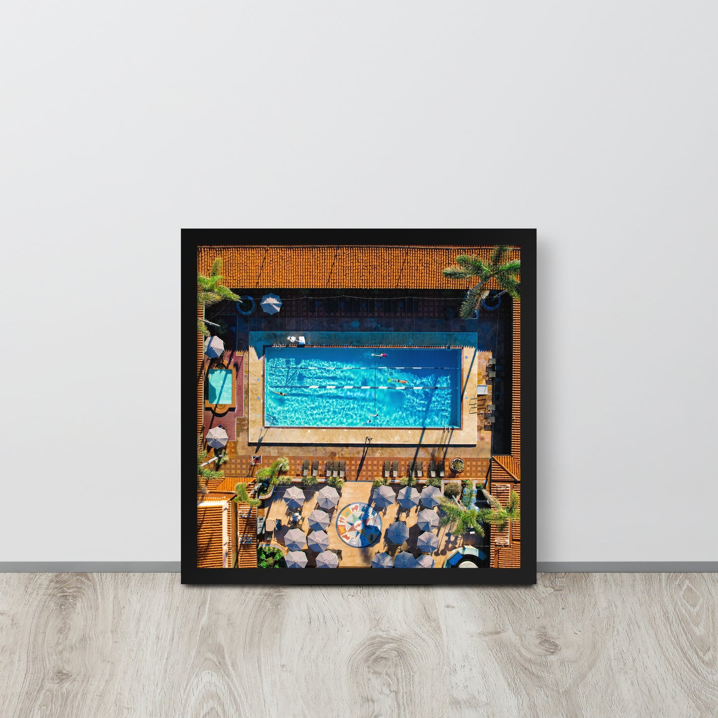 Beach Club Pool Framed poster
