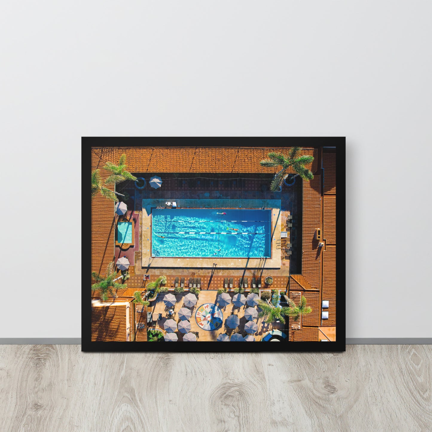 Beach Club Pool Framed poster
