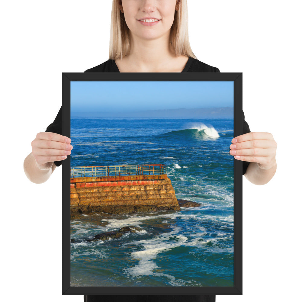 Wave Pool Framed poster
