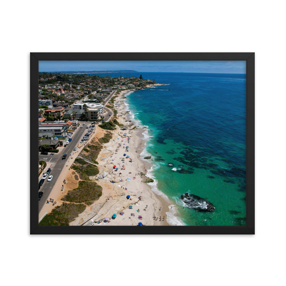 Summer at Windansea Framed poster