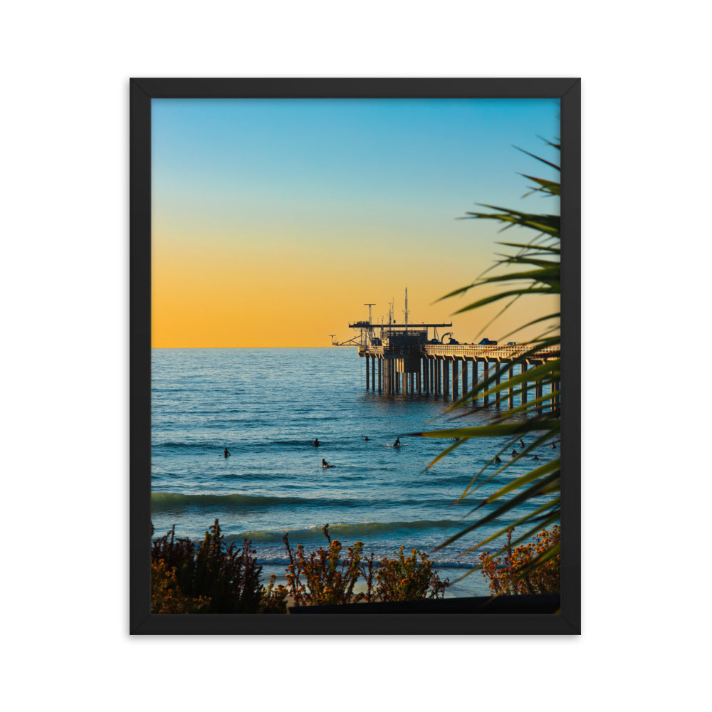 Scripps at Sunset Framed poster