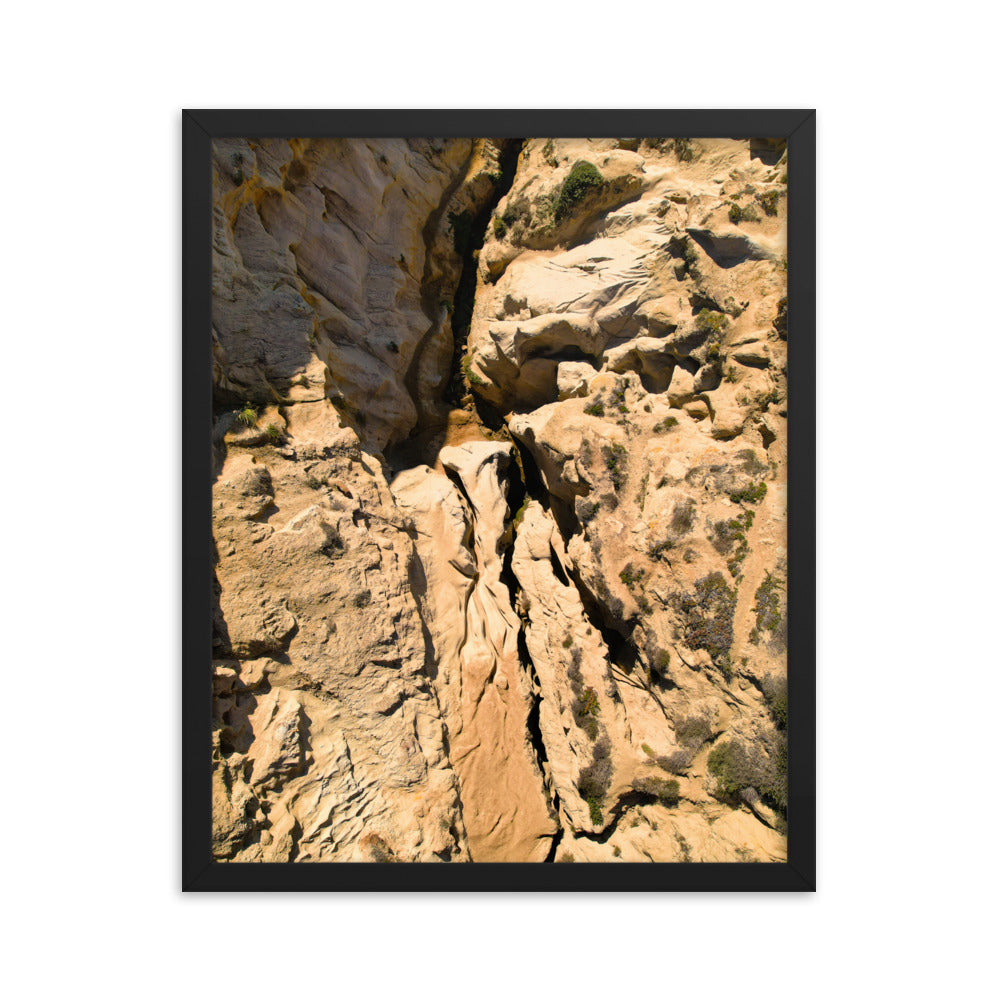 Ho Chi Min trail from above Framed poster