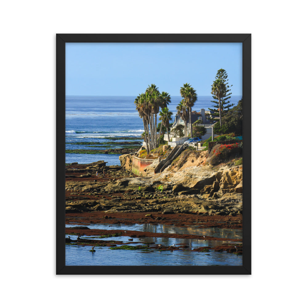 Birdrock Stairs Framed poster