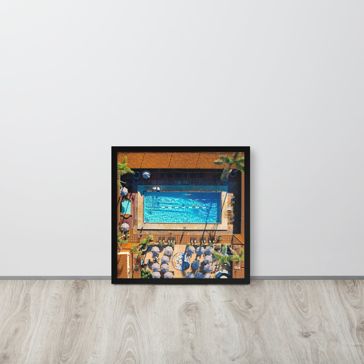 Beach Club Pool Framed poster