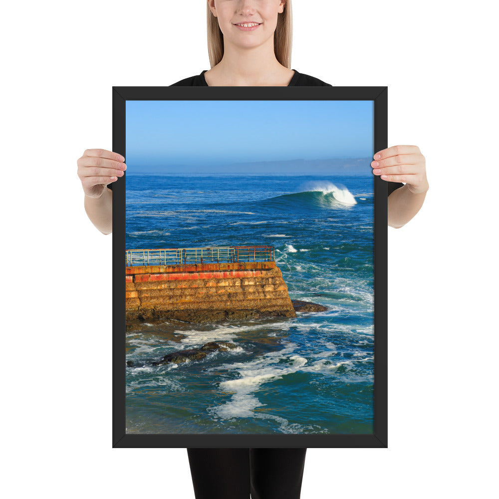 Wave Pool Framed poster