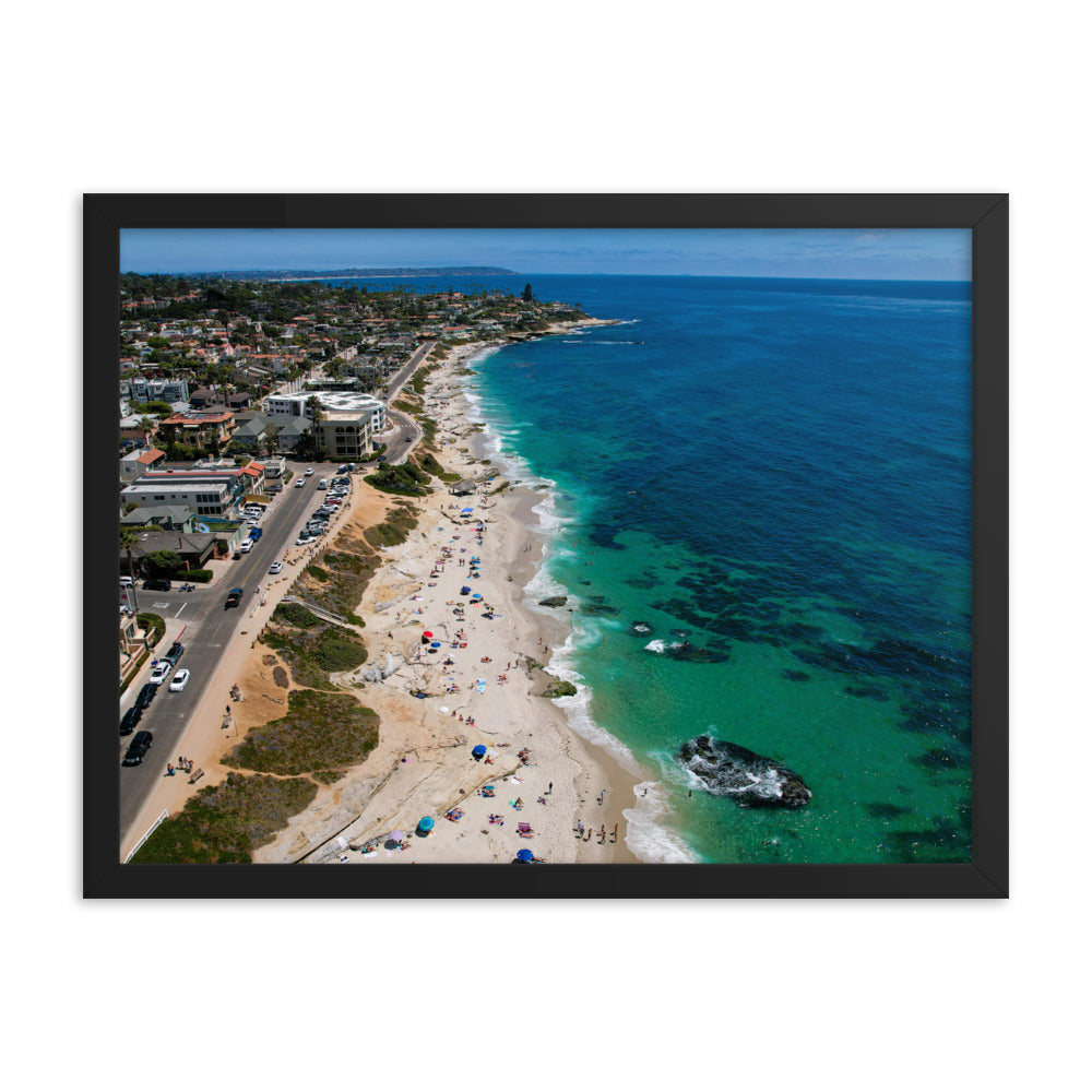 Summer at Windansea Framed poster