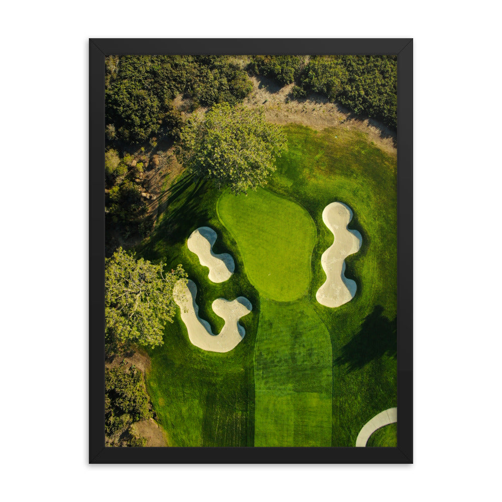 16th at Torrey Pines Framed poster