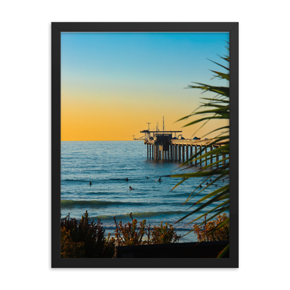 Scripps at Sunset Framed poster
