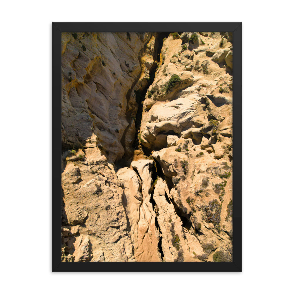Ho Chi Min trail from above Framed poster