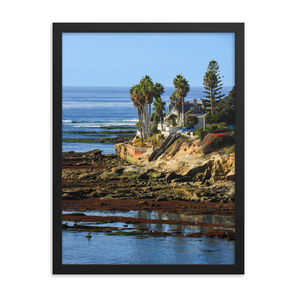 Birdrock Stairs Framed poster