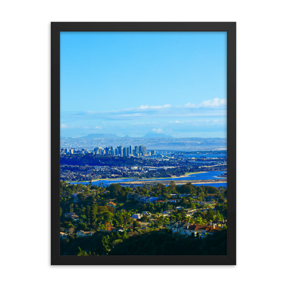 San Diego Framed poster