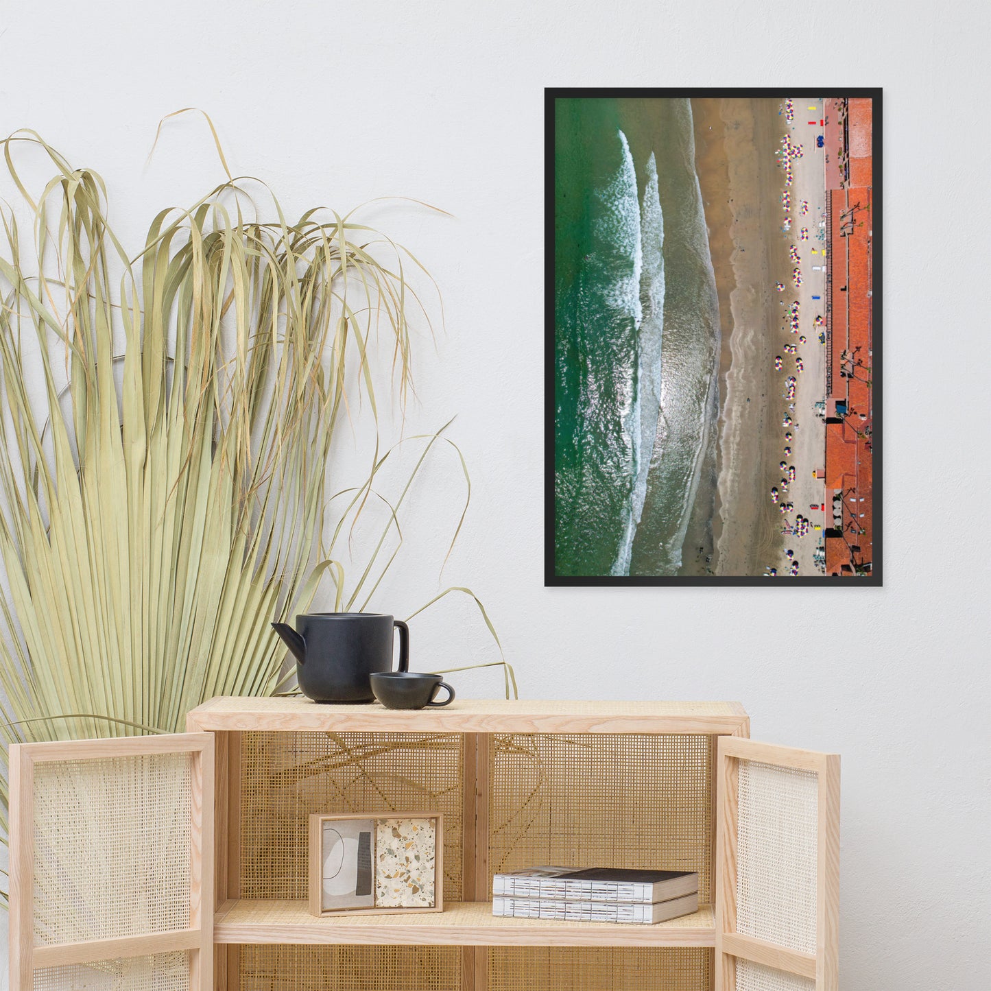 Beach Club Summer Day Framed poster