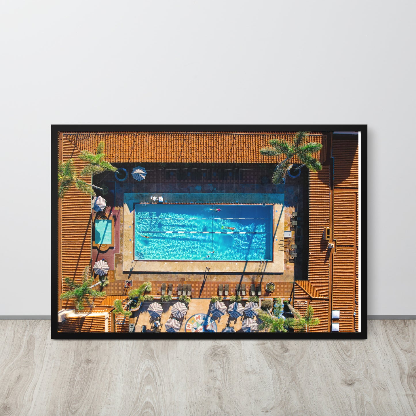 Beach Club Pool Framed poster